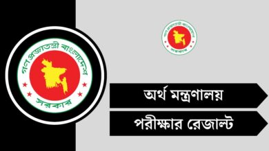 অর্থ মন্ত্রণালয় (MOF) নিয়োগ পরীক্ষার রেজাল্ট ২০২৫