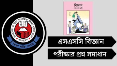 এসএসসি বিজ্ঞান বহুনির্বাচনী প্রশ্ন সমাধান ২০২৫